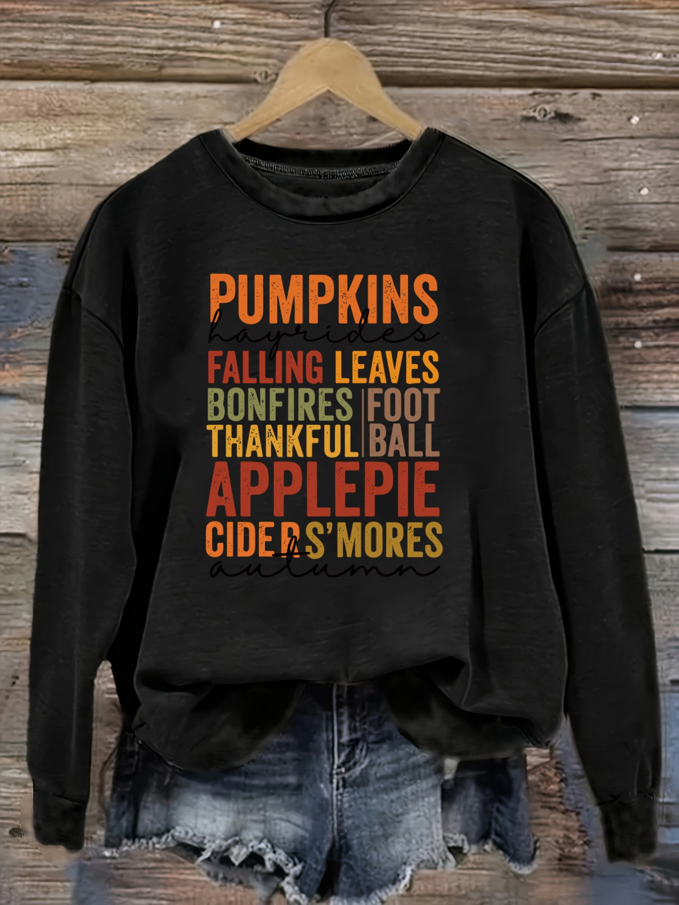 Winter Clothing Usa - Women's Casual Long Sleeve Crew Neck