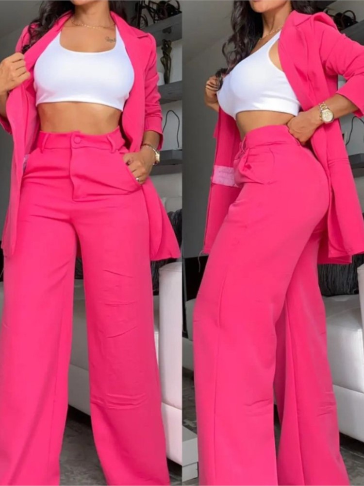 Winter Clothing Deals - New Autumn Women's Fashion Solid Notched
