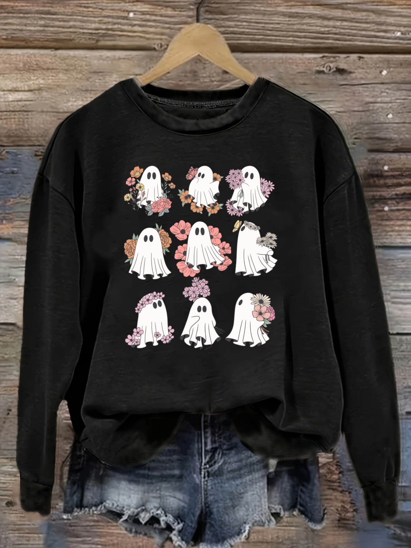 Winter Clothing Usa - Women's Casual Long Sleeve Crew Neck