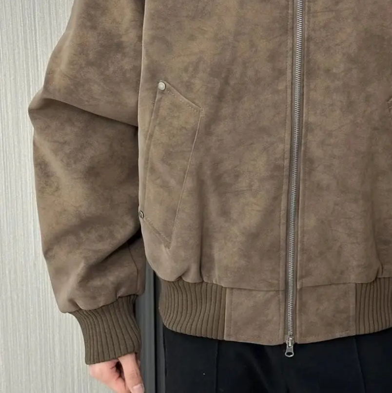 Quality Winter Clothing Bomber Jacket - Autumn Oversize Bomber Jacket Men Zip
