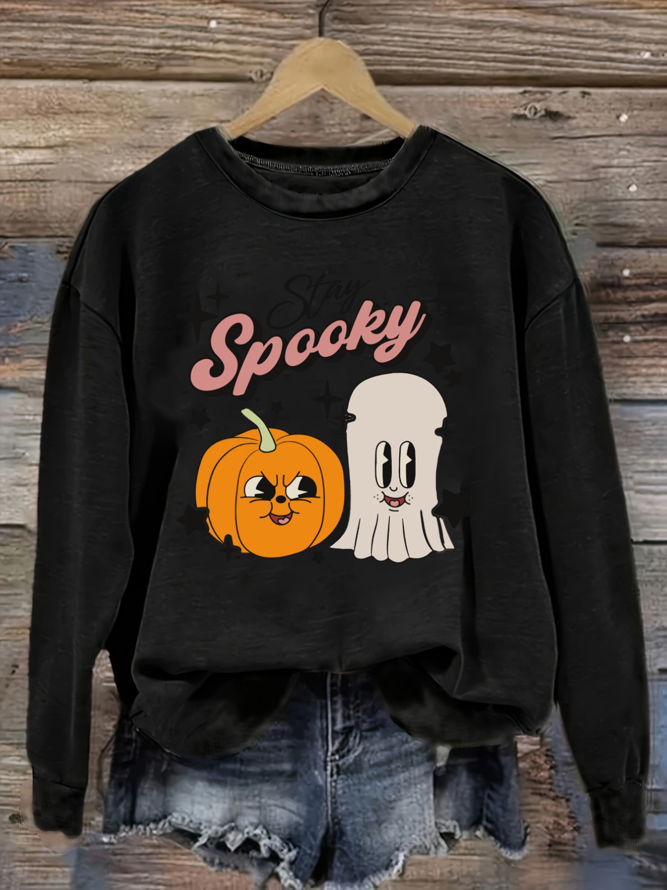 Winter Clothing Usa - Women's Casual Long Sleeve Crew Neck