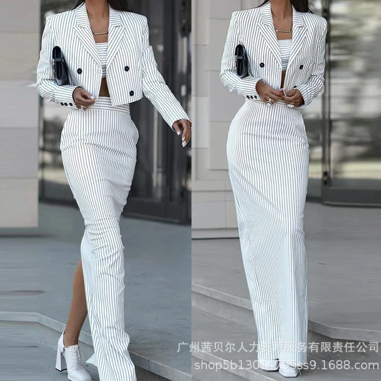 Striped Blazer Coat & Slit Ski - Winter Clothing Deals recension och pris