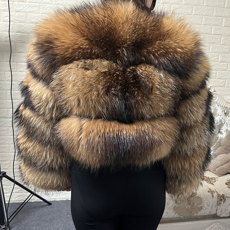 Plus Size Tops Brown Fur Maoma - Winter Clothing Deals recension och pris