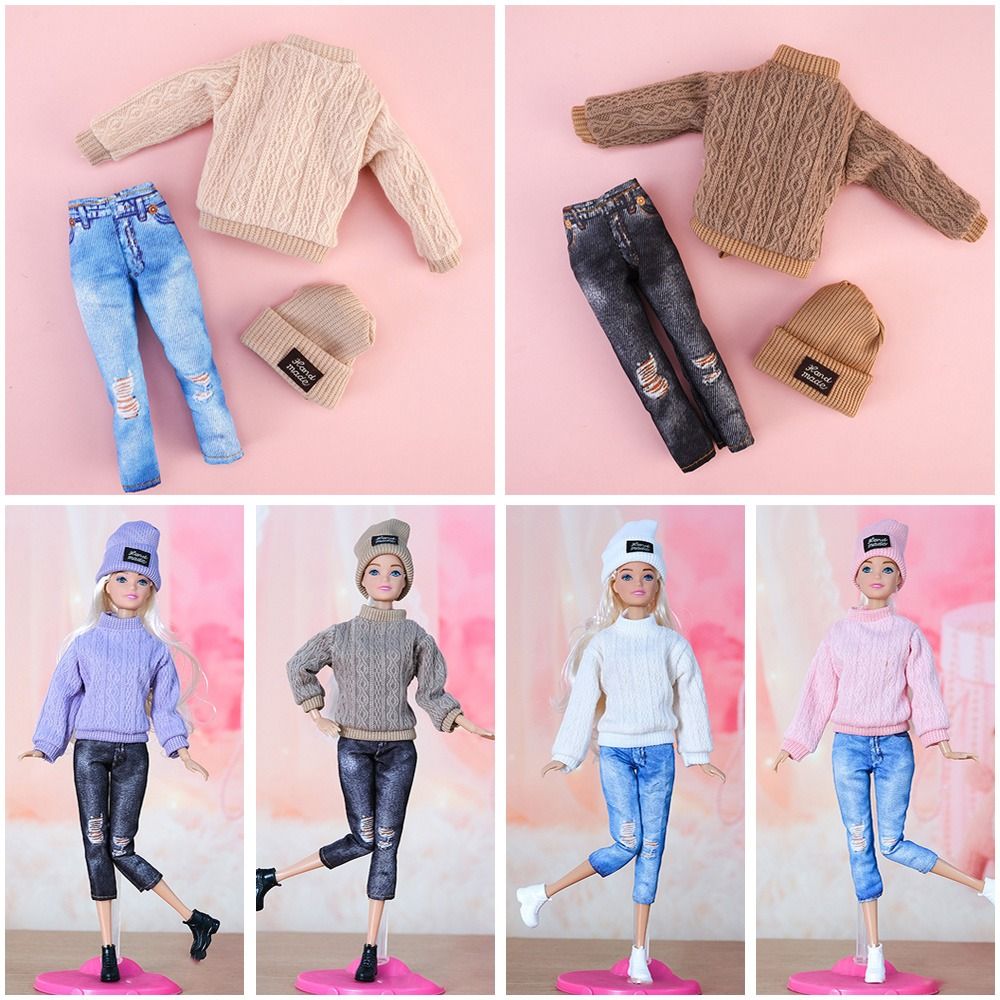 1 Set 1/6 Doll Casual Clothes  - Winter Wear Clothes recension och pris
