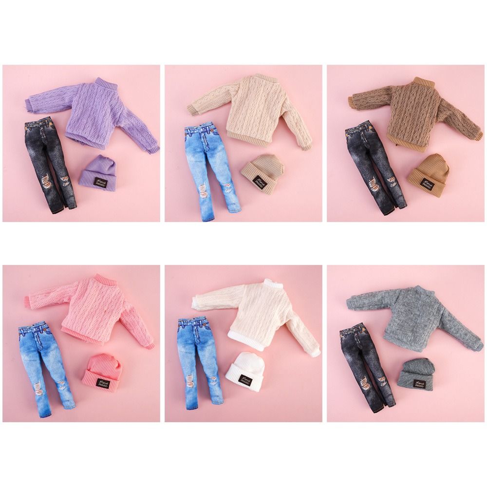 1 Set 1/6 Doll Casual Clothes  - Winter Wear Clothes recension och pris
