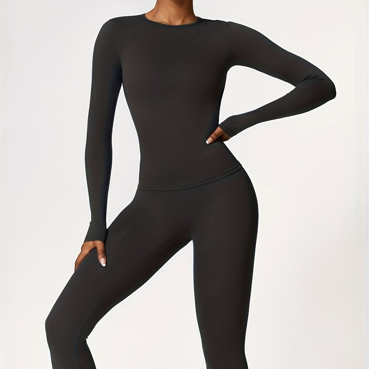 Tight-fitting yoga suit slim l - Winter Clothing Usa recension och pris