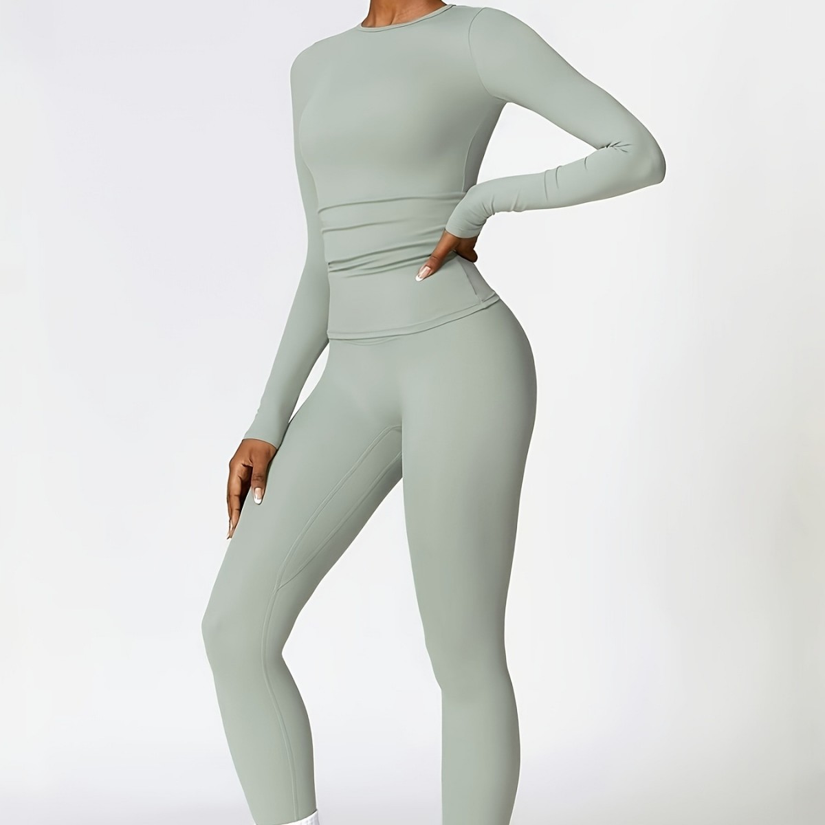 Tight-fitting yoga suit slim l - Winter Clothing Usa recension och pris
