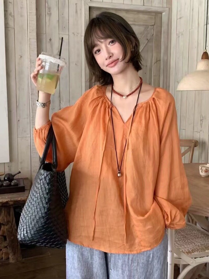 Korean Style Thin Long Sleeve  - Winter Sun Clothing recension och pris