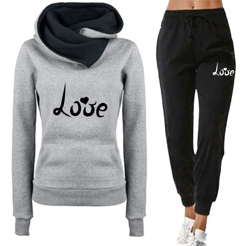 Women's Hoodie Tracksuit Love  - Winter Clothing Deals recension och pris