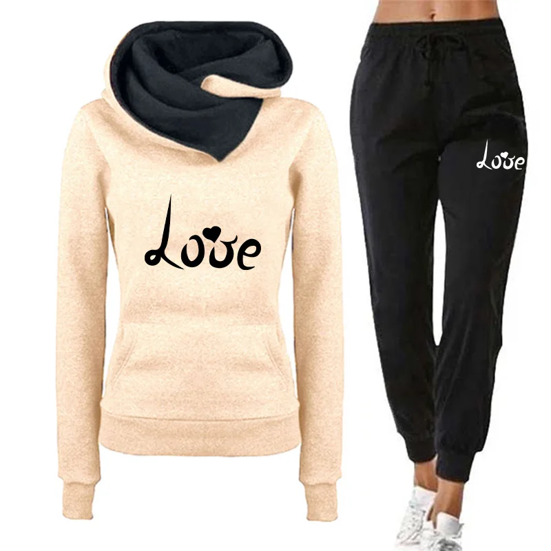 Women's Hoodie Tracksuit Love  - Winter Clothing Deals recension och pris