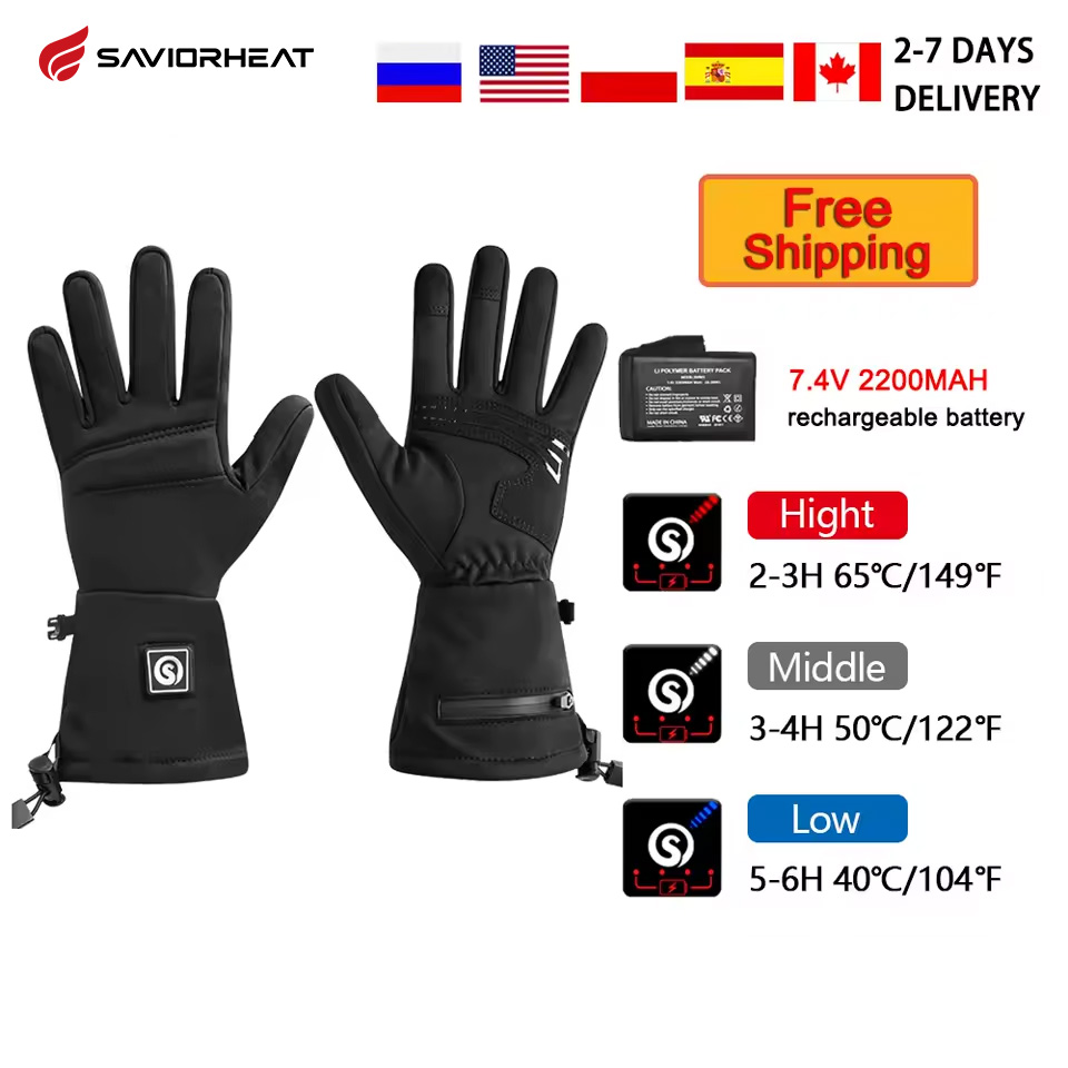 Snow Deer S18 Winter Heated Gl - Heated Gloves Electric recension och pris