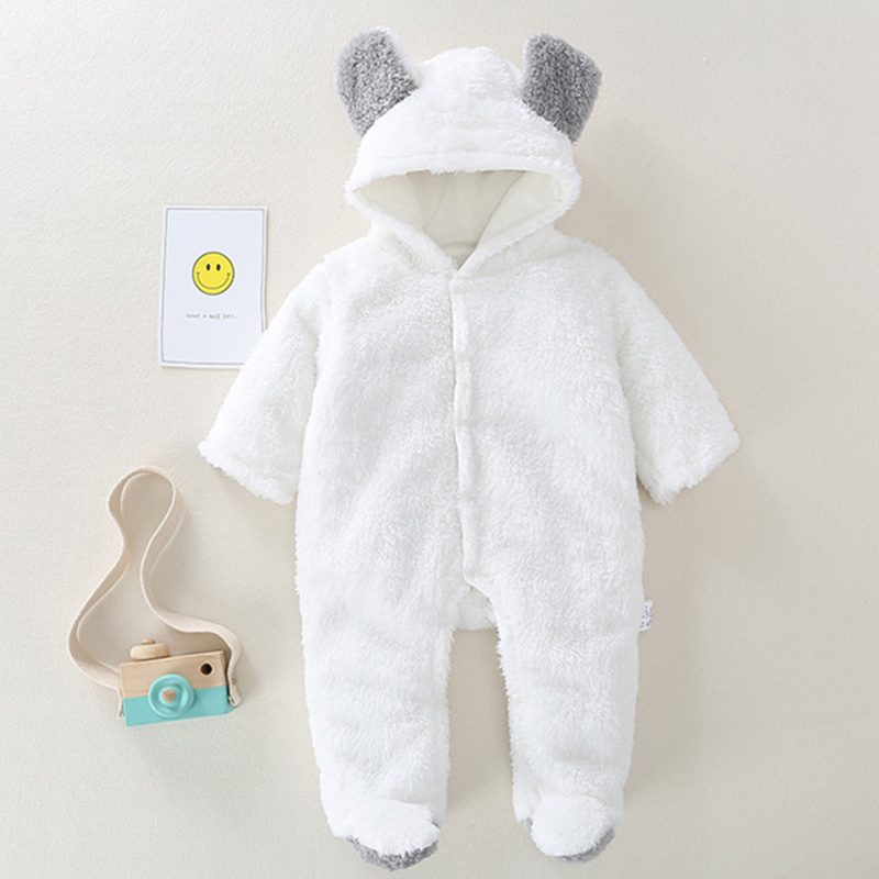 Winter Baby Boy Romper Hooded  - Winter Clothing Toddler Girl recension och pris