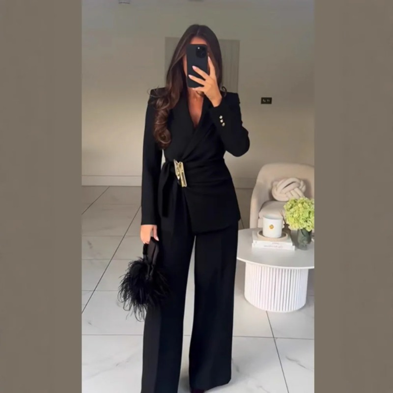 Women's Suit Pants Two-Piece S - Winter Clothing Deals recension och pris