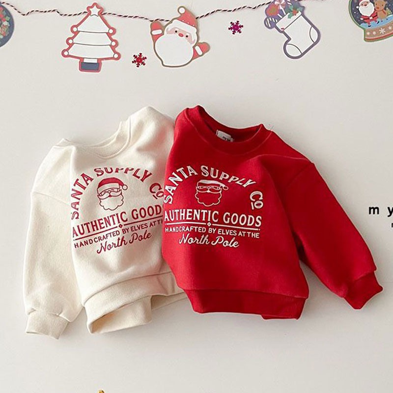 Christmas Children Fleece Swea - Winter Clothing Toddler Girl recension och pris