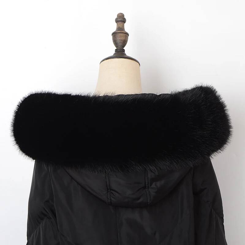 Winter Coat Fur Collar Faux Fu - Winter Clothing Deals recension och pris
