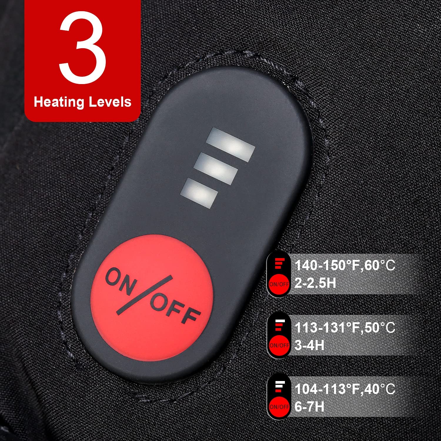 SNOW DEER Winter Heated Gloves - Heated Gloves Electric recension och pris