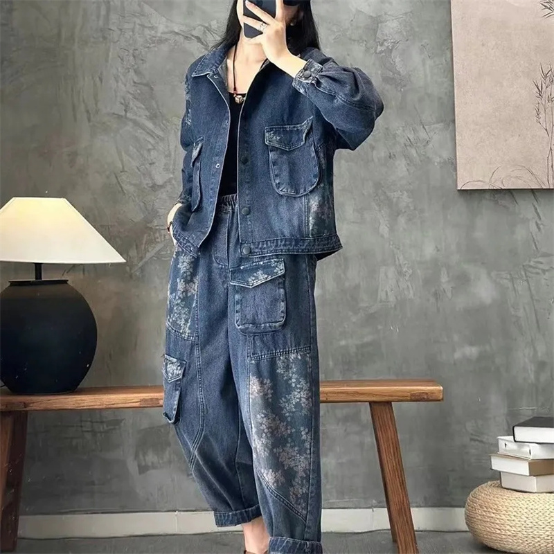 2025 Autumn Denim jacket Suits - Winter Clothing Deals recension och pris