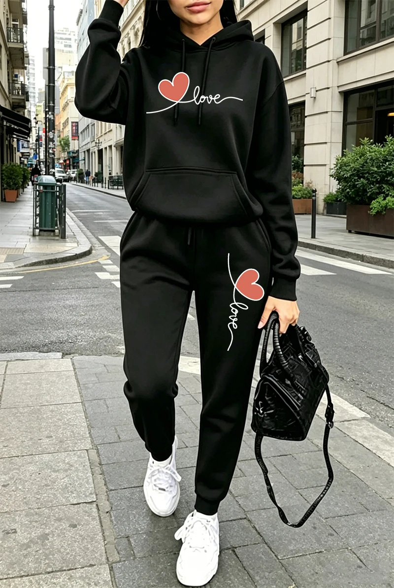 Womens Tracksuit Print Casual  - Winter Clothing Usa recension och pris