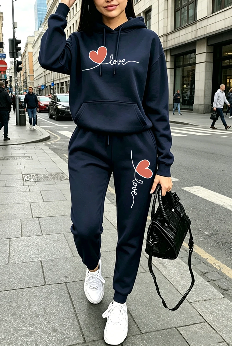 Womens Tracksuit Print Casual  - Winter Clothing Usa recension och pris