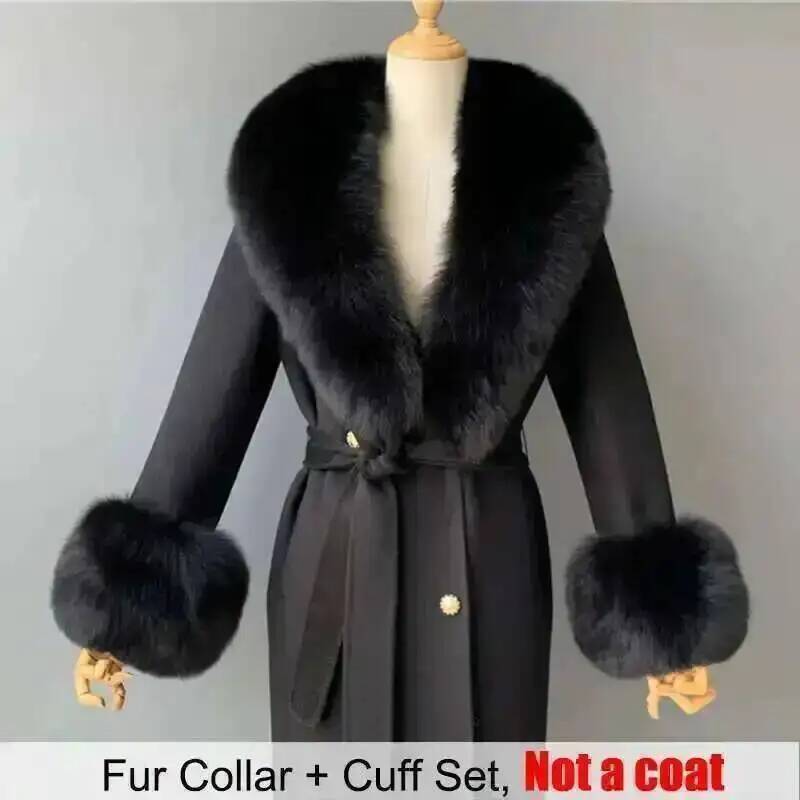 Real Fur Collar And Cuffs Set  - Winter Clothing Deals recension och pris