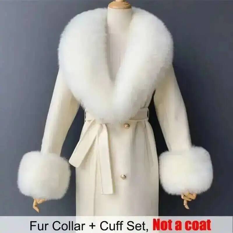 Real Fur Collar And Cuffs Set  - Winter Clothing Deals recension och pris