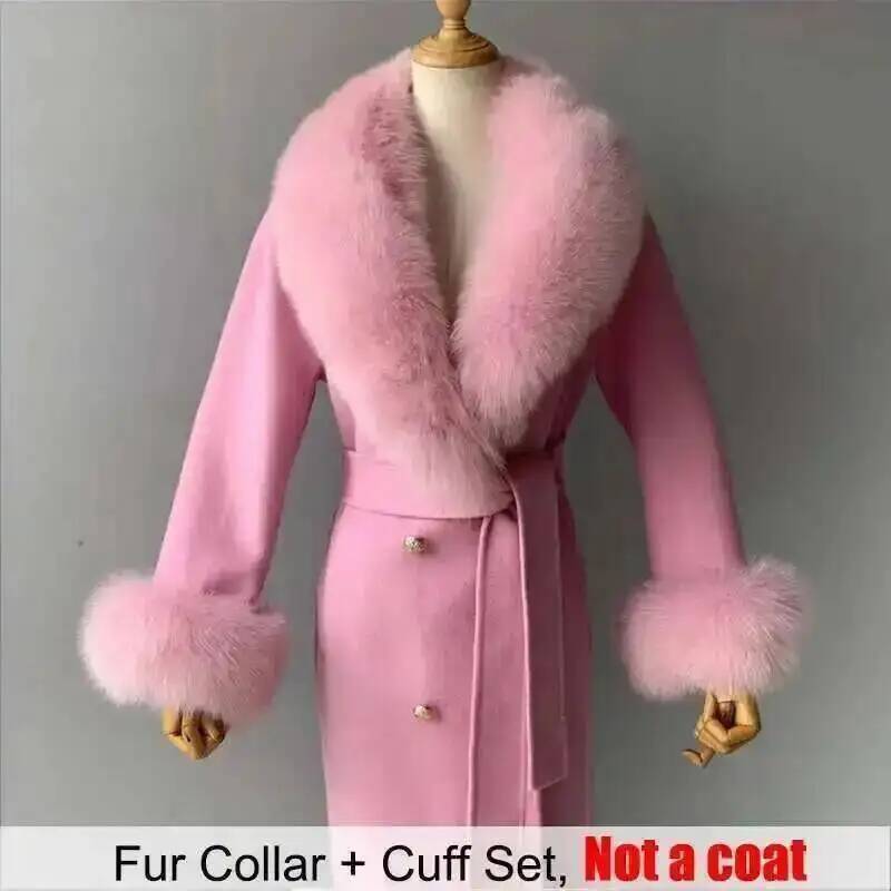 Real Fur Collar And Cuffs Set  - Winter Clothing Deals recension och pris