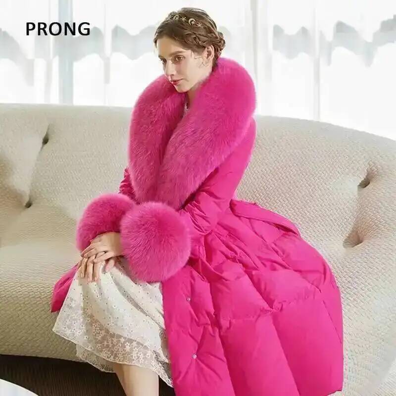 100% Real Fox Fur Collar Winte - Winter Clothing Deals recension och pris