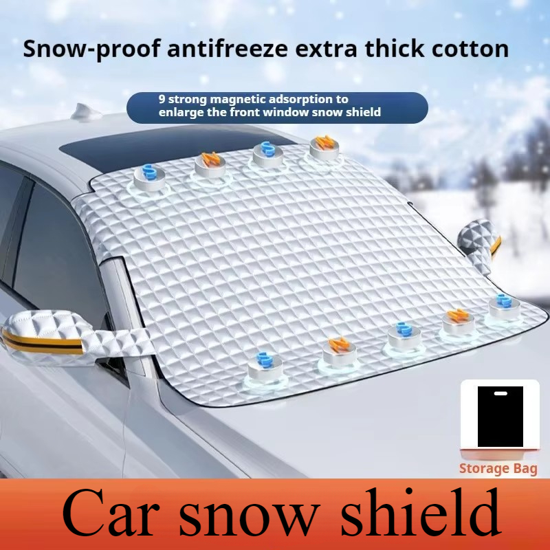 Thickened Car Snow Shield Wind - Winter Sun Clothing recension och pris