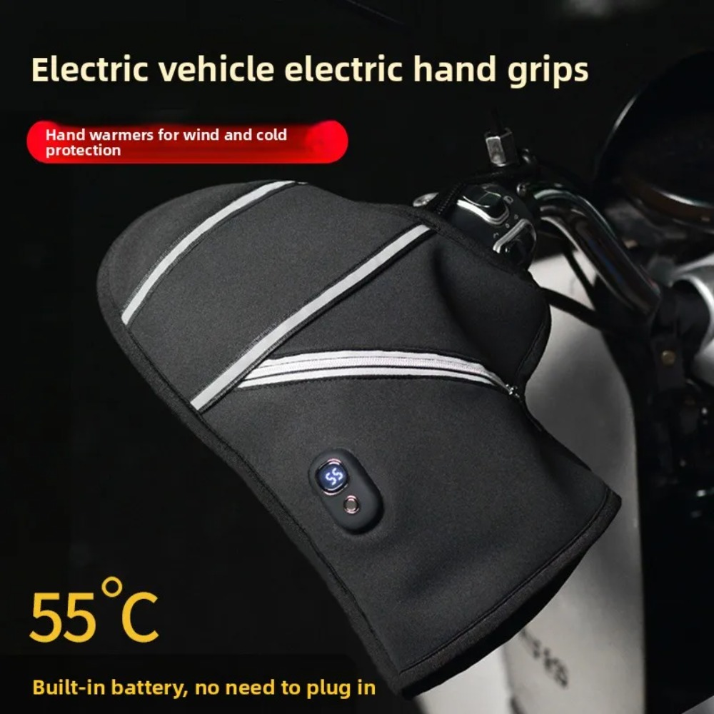 Motorcycle Handlebar Covers Wi - Heated Gloves Electric recension och pris