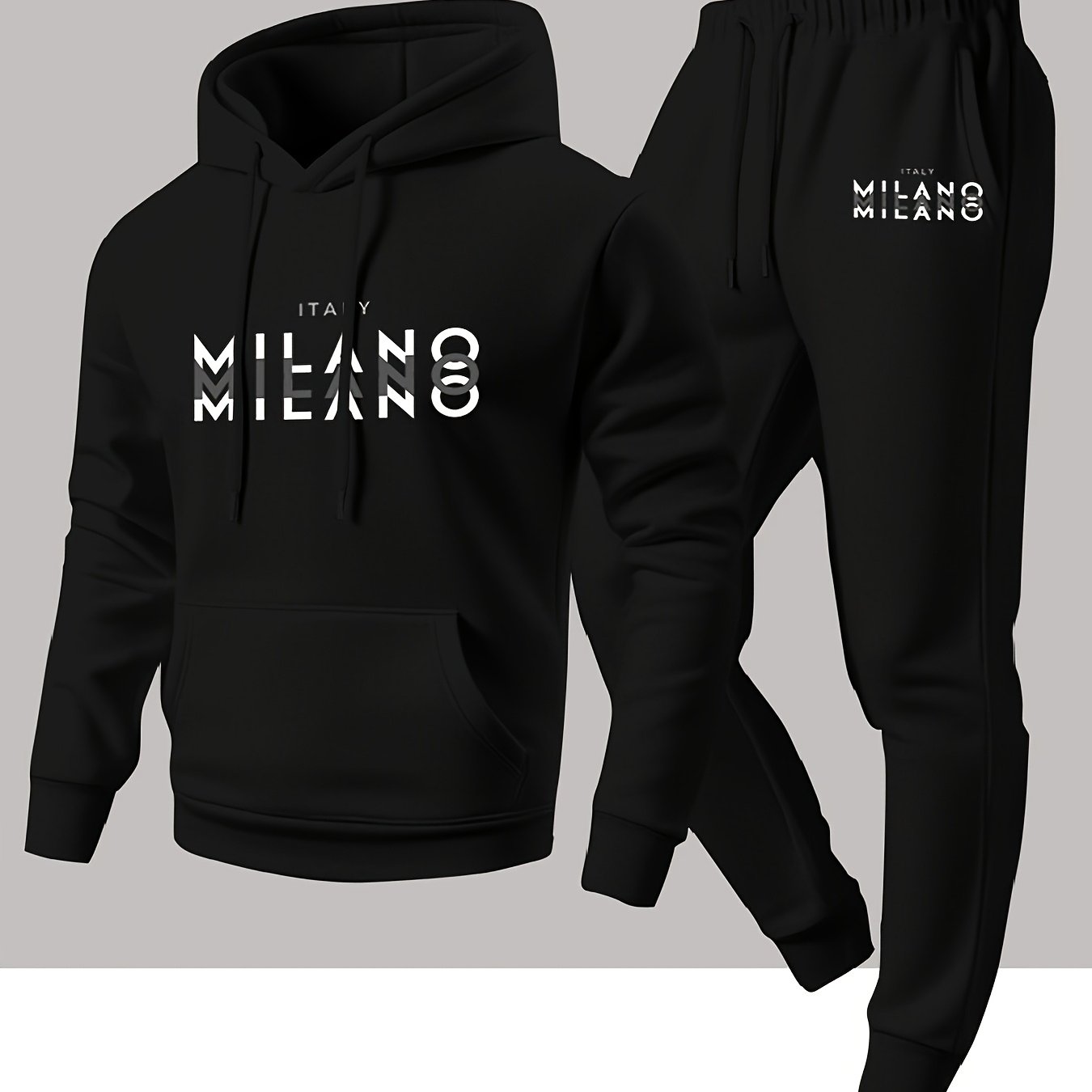 Trendy Men's Italian Milan Let - Winter Clothing Hoodie recension och pris