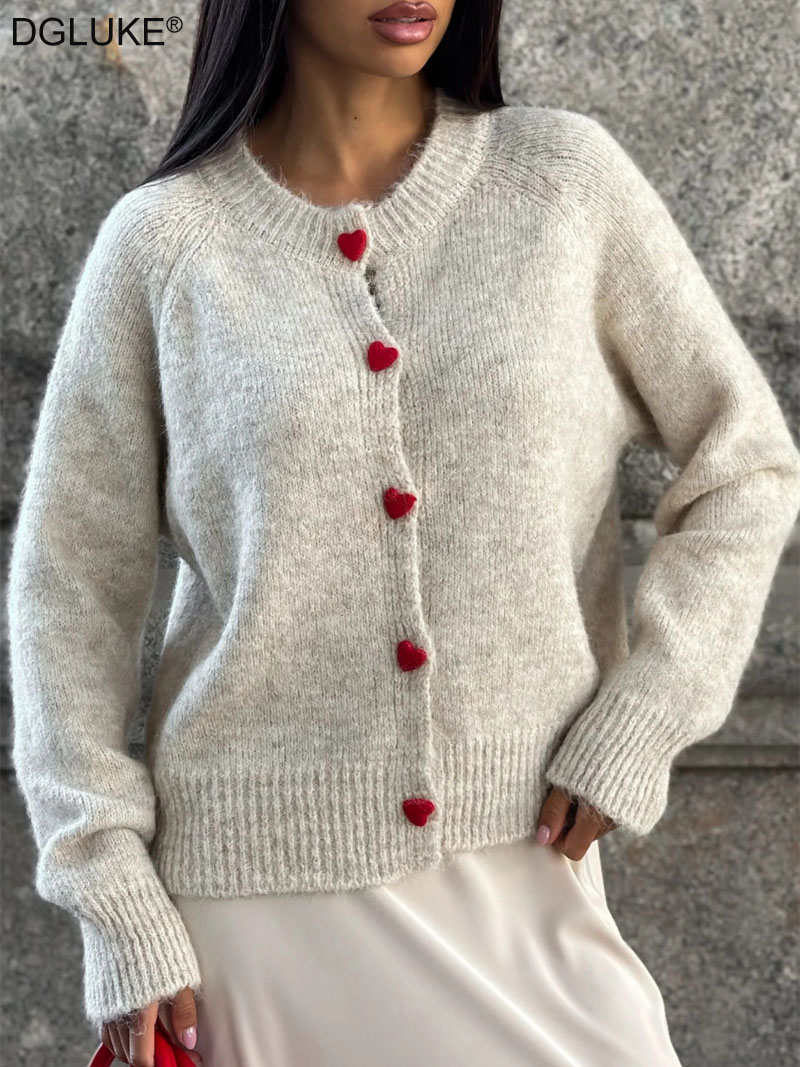 DGLUKE Crew Neck Knit Cardigan - Winter Clothing Zara recension och pris